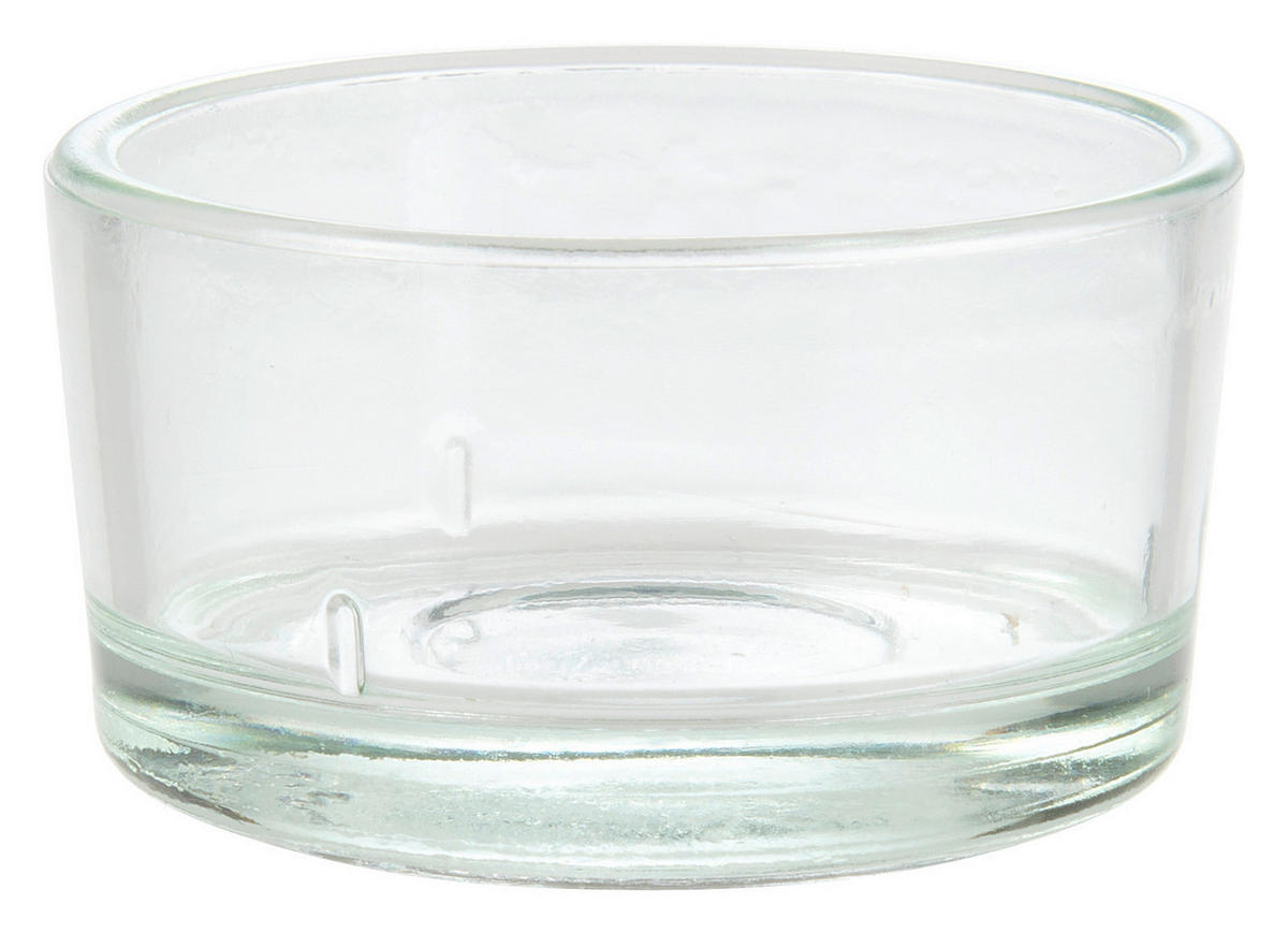 TEELICHTGLAS  - Klar, Basics, Glas (4,5/2,5cm) - Steinhart