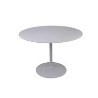 ESSTISCH in Metall, Holzwerkstoff 110/110/75 cm  - Weiß Hochglanz/Weiß, MODERN, Holzwerkstoff/Metall (110/110/75cm) - Livetastic