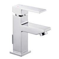 WASCHTISCHARMATUR 5,0/16,0/13,5 cm  - Chromfarben, Basics, Metall (5,0/16,0/13,5cm) - Xora