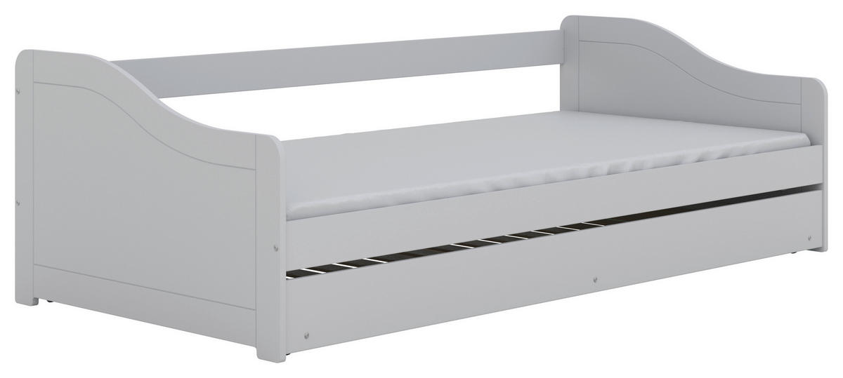 KINDER-/JUNIORBETT 90/200 cm  in Weiß  - Birkefarben/Weiß, MODERN, Holz/Holzwerkstoff (90/200cm) - MID.YOU