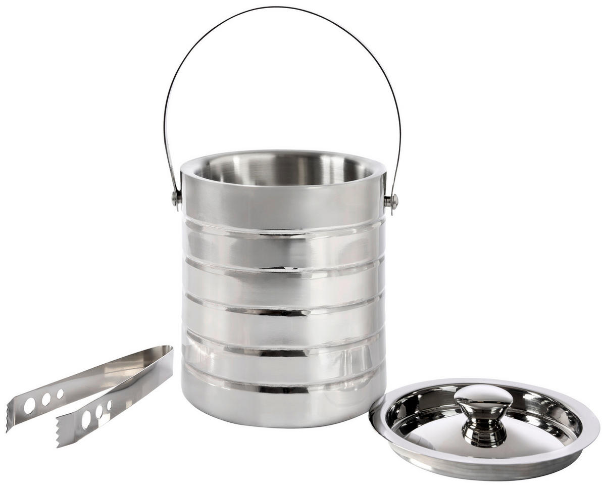 Găleată Pentru Gheață - culoare inox, Trend, metal (15/18cm) - Novel