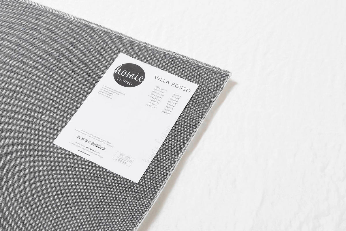 WEBTEPPICH  Wohnzimmer 200/290 cm Villa Rosso Weiß rechteckig  - Weiß, Basics, Textil (200/290cm)