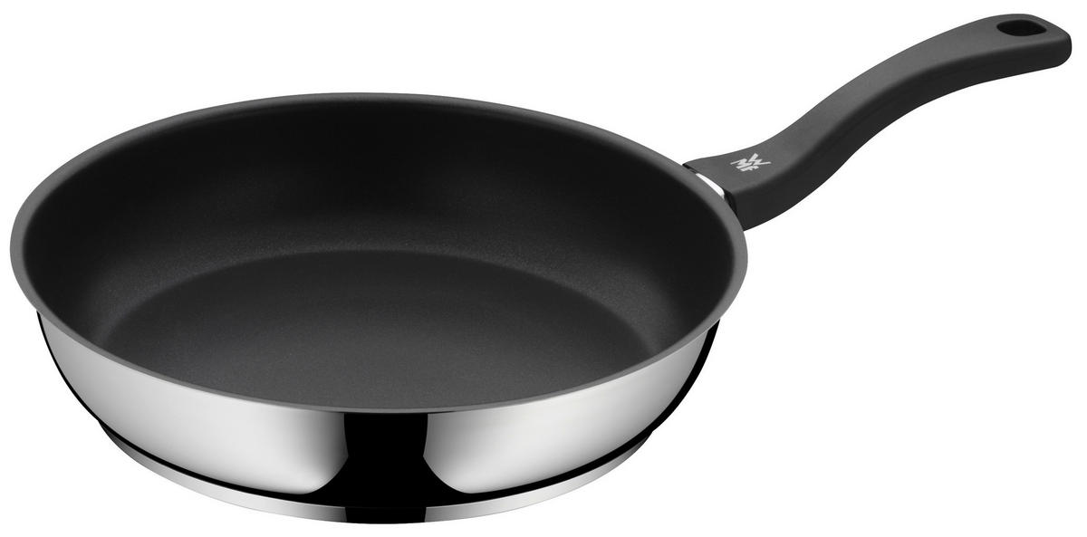 PÁNEV NA SMAŽENÍ  nepřilnavý povrch PTFE  28 cm  - barvy nerez oceli, Basics, kov (28cm) - WMF
