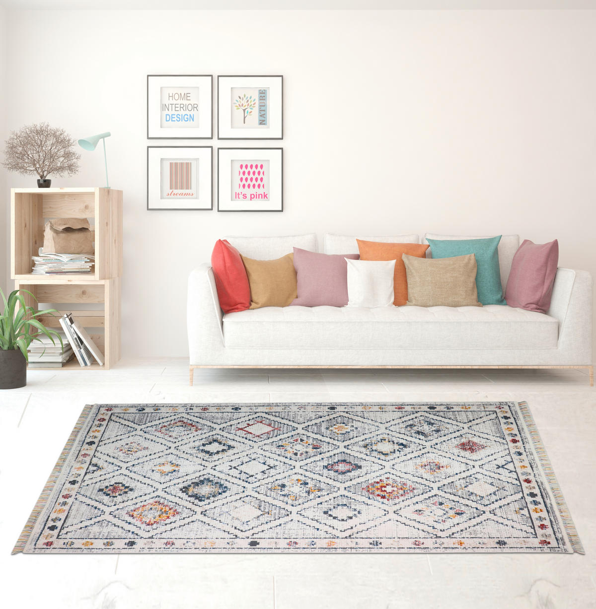WEBTEPPICH 120/180 cm Intense Multicolor  - Multicolor, LIFESTYLE, Textil (120/180cm) - Novel