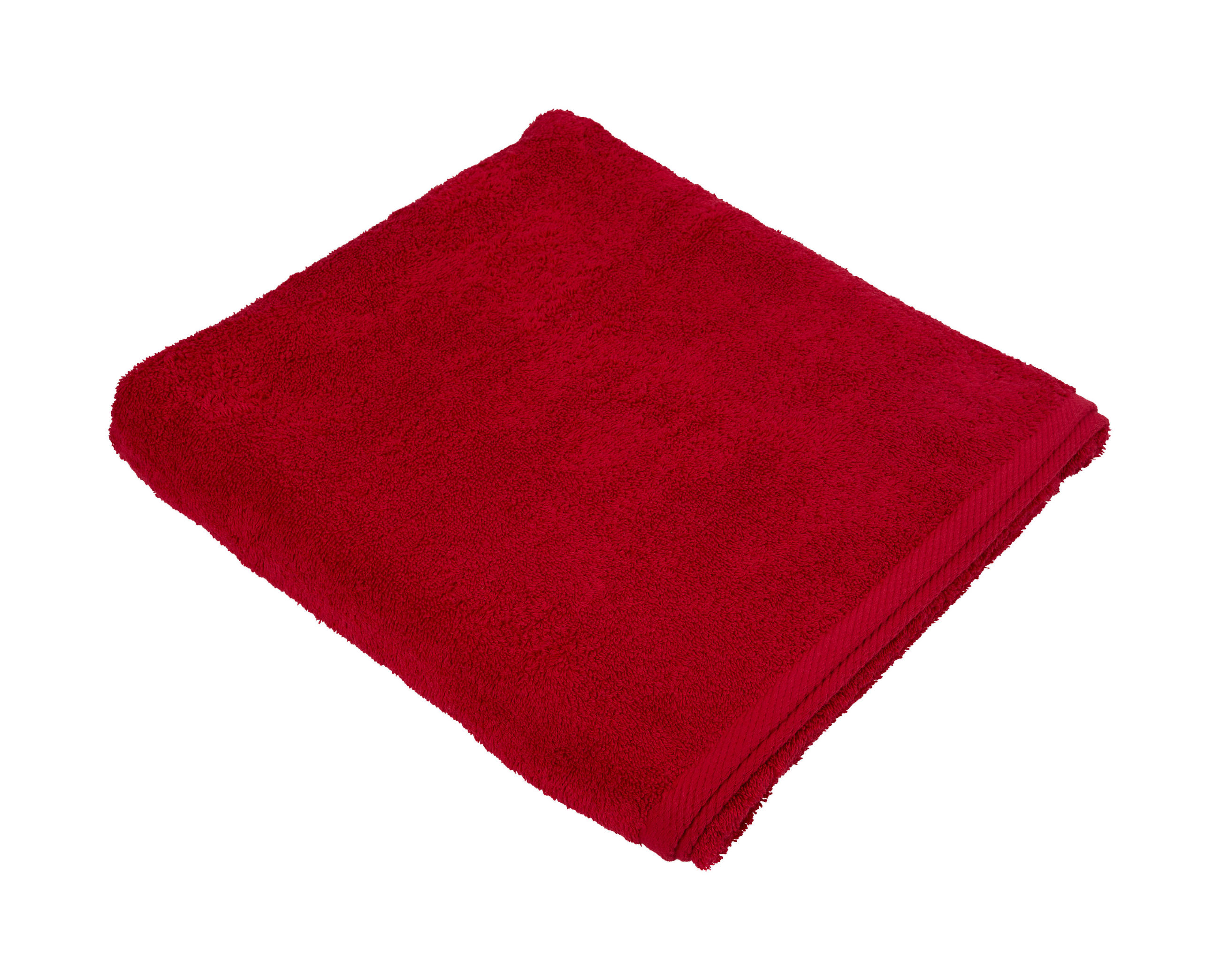 BADETUCH Palma Rot 100/150 cm  - Rot, Basics, Textil (100/150cm) - Esposa