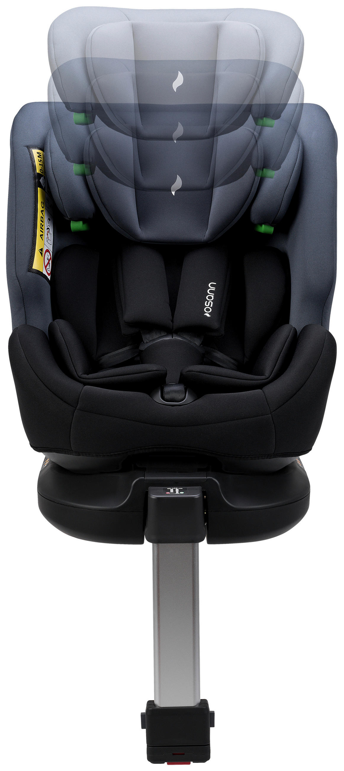 REBOARDER-KINDERSITZ  - Schwarz, KONVENTIONELL, Kunststoff (43/58/52cm)