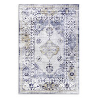 VINTAGE-TEPPICH 80/150 cm Asya Goldfarben, Dunkelblau  - Goldfarben/Dunkelblau, Design, Kunststoff (80/150cm)