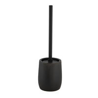 WC-BÜRSTENGARNITUR - Schwarz, Basics, Keramik/Kunststoff (12/39,5/12cm) - Wenko