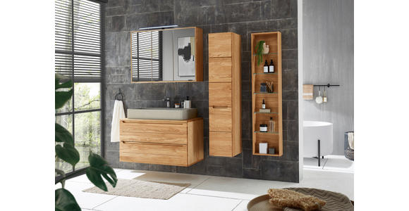 WASCHBECKENUNTERSCHRANK 100/54/46 cm  - Eichefarben, KONVENTIONELL, Holz/Holzwerkstoff (100/54/46cm) - Linea Natura