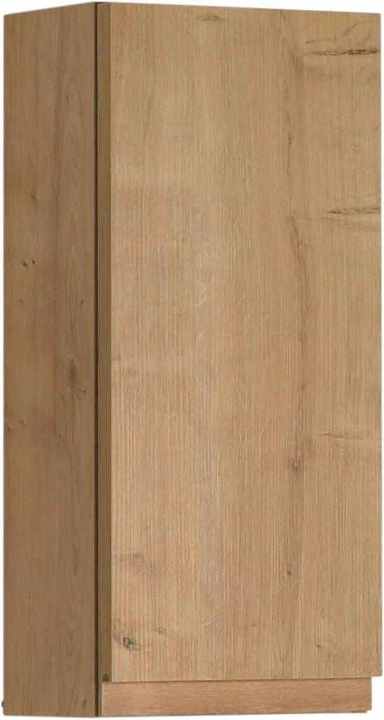 HÄNGESCHRANK 30/64/17 cm  - Eichefarben, Design, Glas/Holzwerkstoff (30/64/17cm)