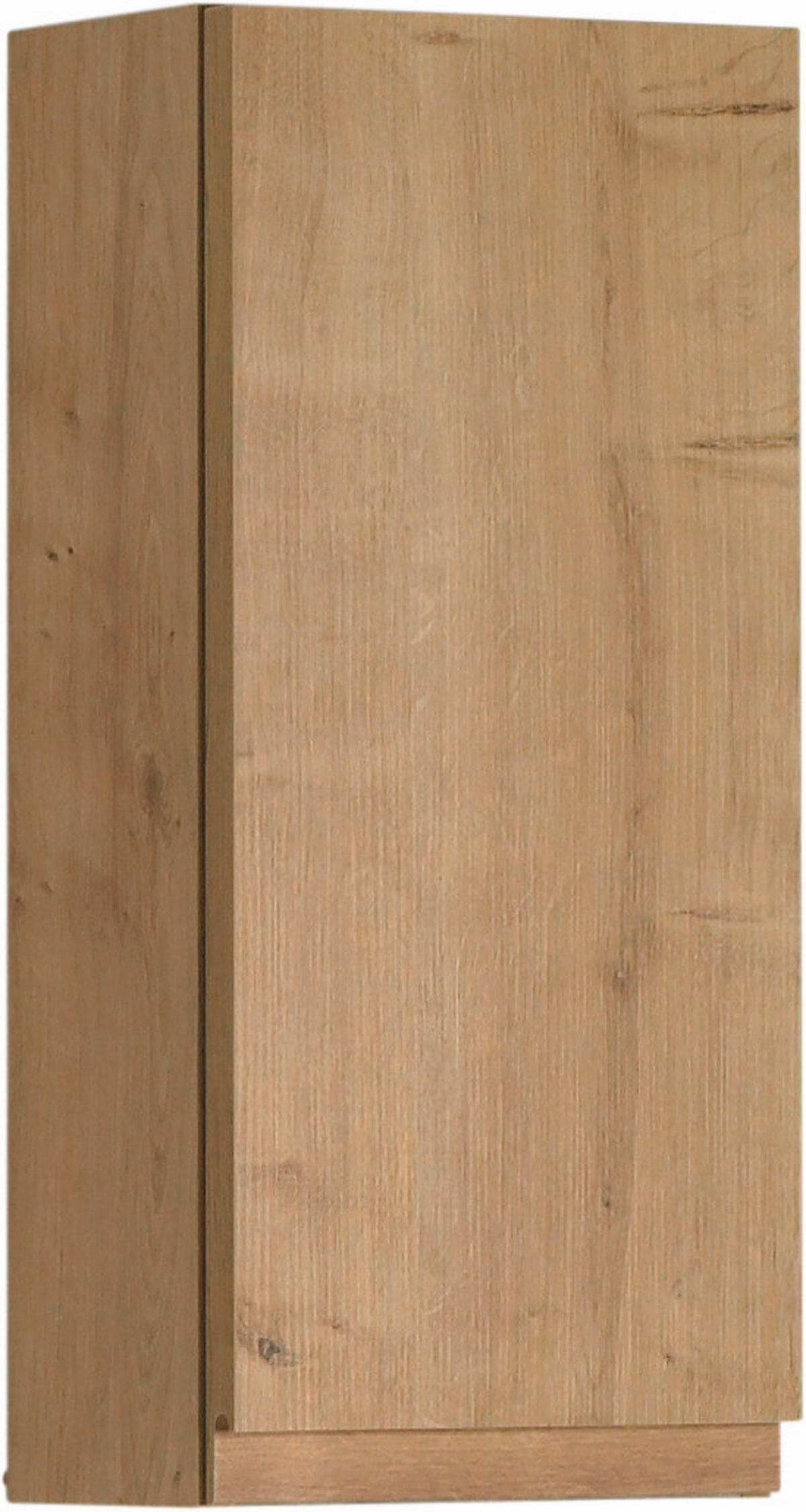 HÄNGESCHRANK 30/64/17 cm  - Eichefarben, Design, Glas/Holzwerkstoff (30/64/17cm)
