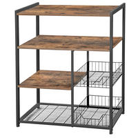 REGAL Braun, Schwarz  - Schwarz/Braun, Trend, Holzwerkstoff/Metall (80/35/95cm) - MID.YOU