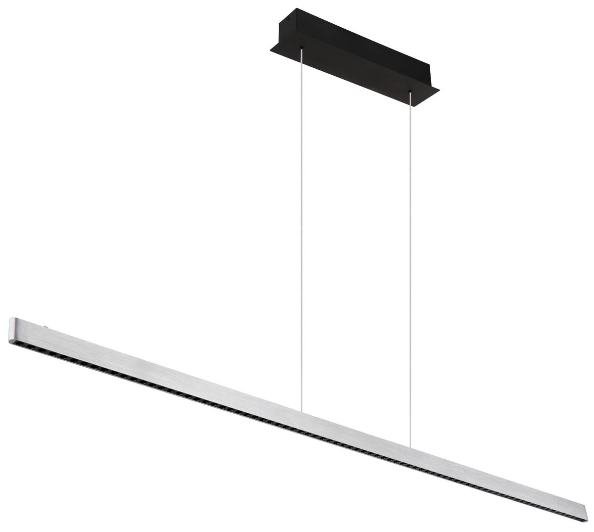LED-HÄNGELEUCHTE 150/9/120 cm    - Transparent/Schwarz, Design, Kunststoff/Metall (150/9/120cm) - Globo