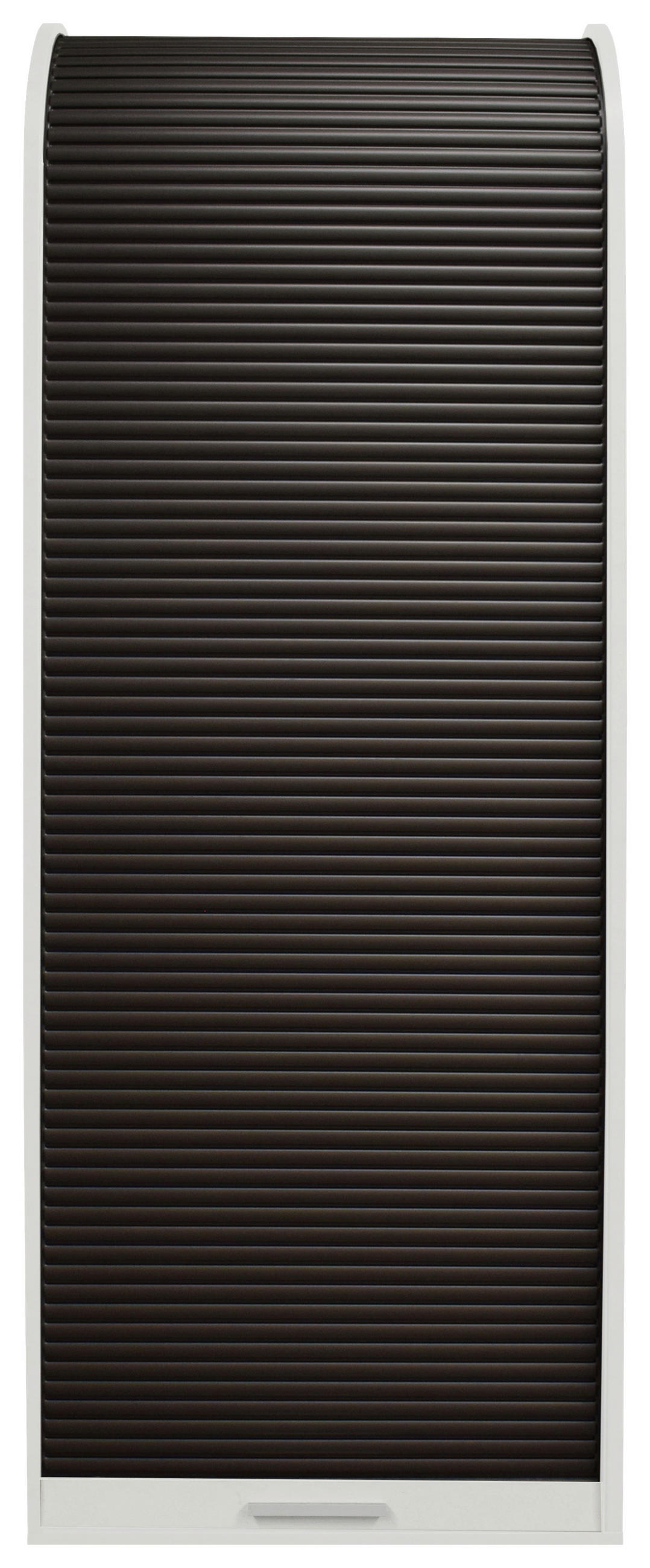 AKTENSCHRANK Graphitfarben, Weiß  - Graphitfarben/Weiß, MODERN, Holzwerkstoff/Kunststoff (69/192/44cm) - Livetastic