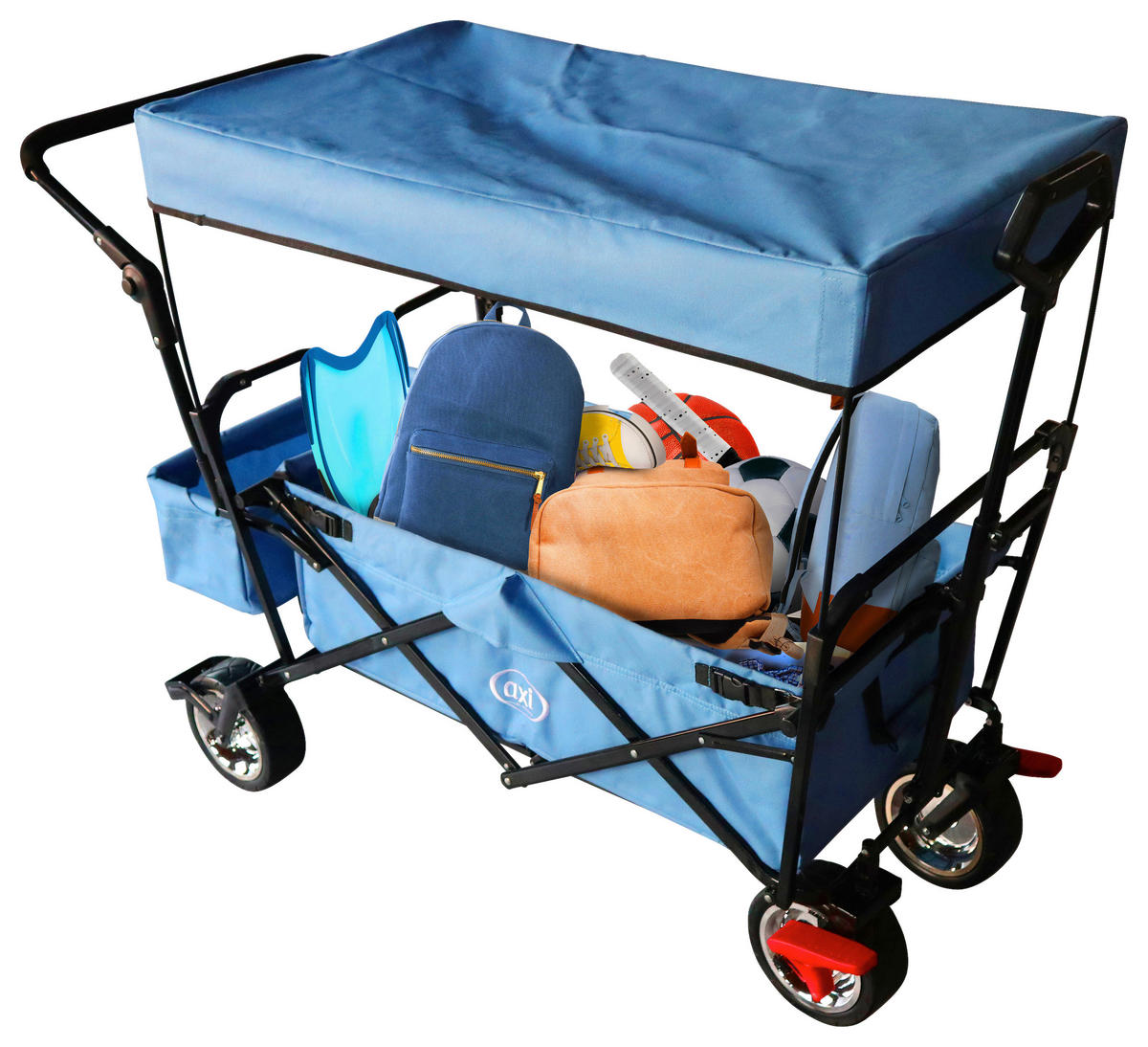 SKLADACÍ VOZÍK - sivá, Konventionell, kov/textil (59/102/134cm)