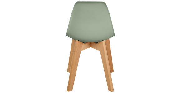 KINDERSTUHL - Buchefarben/Grün, Trend, Holz/Kunststoff (31/57/38cm) - My Baby Lou