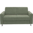 2-SITZER-SOFA - Chromfarben/Hellgrün, Design, Textil/Metall (158/83/85cm) - Xora
