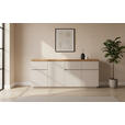 SIDEBOARD 195/82/42 cm  - Kaschmir/Eichefarben, KONVENTIONELL, Holz/Holzwerkstoff (195/82/42cm) - Novel