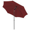 SONNENSCHIRM 210 cm Bordeaux  - Bordeaux/Schwarz, Design, Textil/Metall (210/210cm) - Doppler