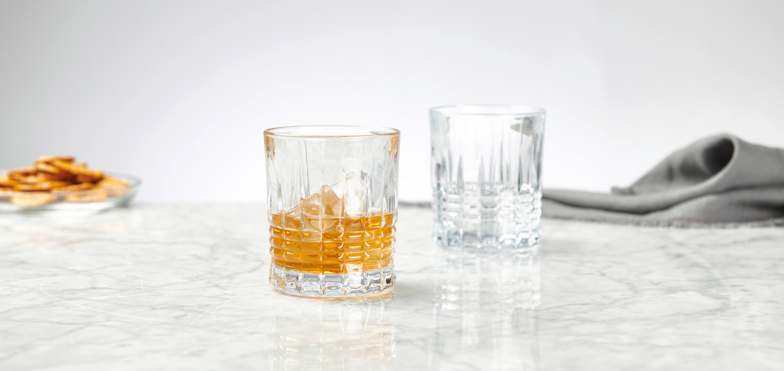 KOZAREC ZA VISKI Dingle 300 ml - prosojno, Design, steklo (0,30l) - Novel