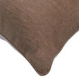 ZIERKISSEN  45/45 cm   - Taupe/Weiß, KONVENTIONELL, Textil (45/45cm) - Novel