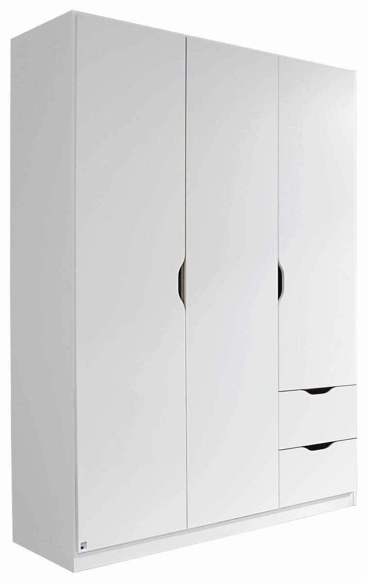 DREHTÜRENSCHRANK 136/197/54 cm 3-türig  - Weiß, MODERN, Holzwerkstoff (136/197/54cm) - Rauch Möbel