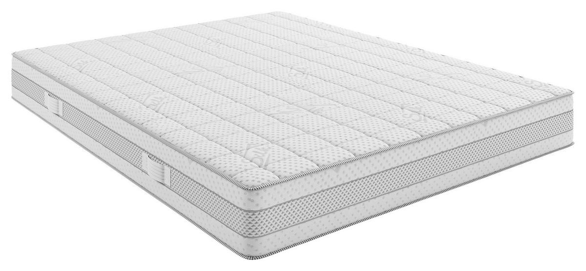 TASCHENFEDERKERNMATRATZE Best H4 180/200 cm Höhe ca. 20 cm  H4 = sehr fest  - Weiss, Basics, Textil (180/200cm) - Livetastic