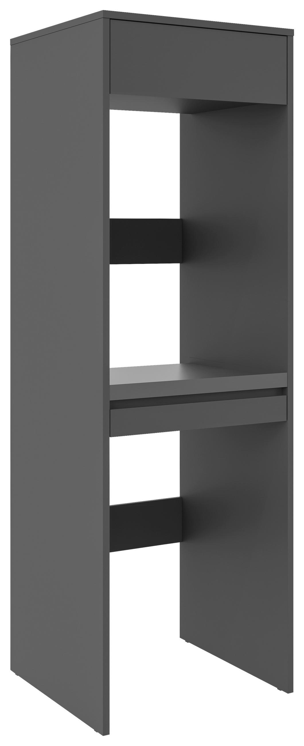WASCHMASCHINENSCHRANK 67,5/210/67,5 cm  in Anthrazit  - Anthrazit, Basics, Holzwerkstoff (67,5/210/67,5cm) - Xora