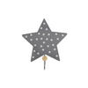 GARDEROBENHAKEN 1 Stück  in Grau  - Grau, Basics, Holzwerkstoff/Metall (13,5/15,5/4,5cm) - My Baby Lou