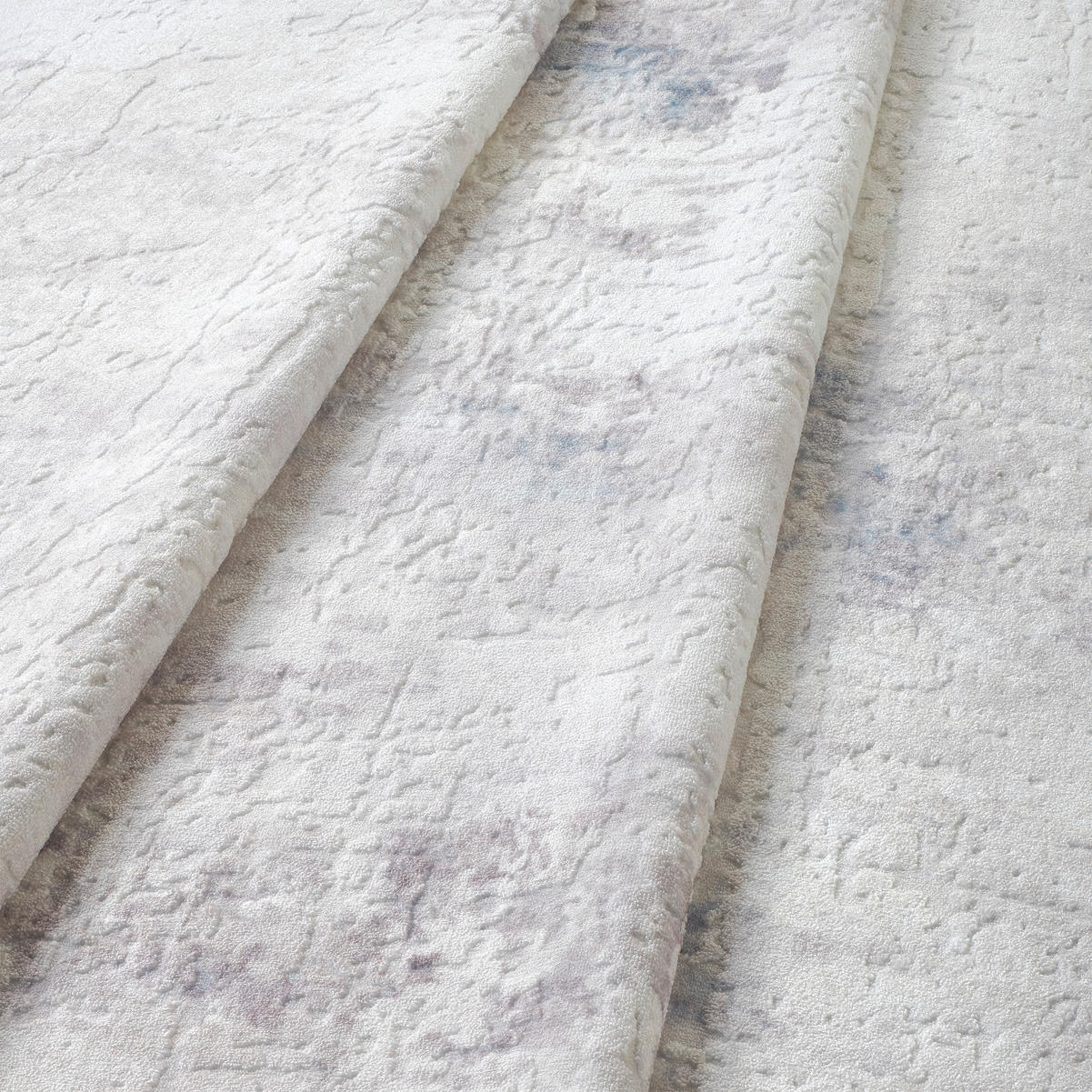 VINTAGE-TEPPICH 130/190 cm ONDEA JORG Hellgrau, Pastellblau, Grauweiß  - Pastellblau/Hellgrau, Basics, Kunststoff/Textil (130/190cm) - Lindorug
