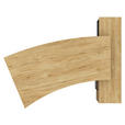 ECKSCHREIBTISCH  in Anthrazit, Hickory  - Anthrazit/Alufarben, Design, Holzwerkstoff/Metall (160/200cm) - Moderano