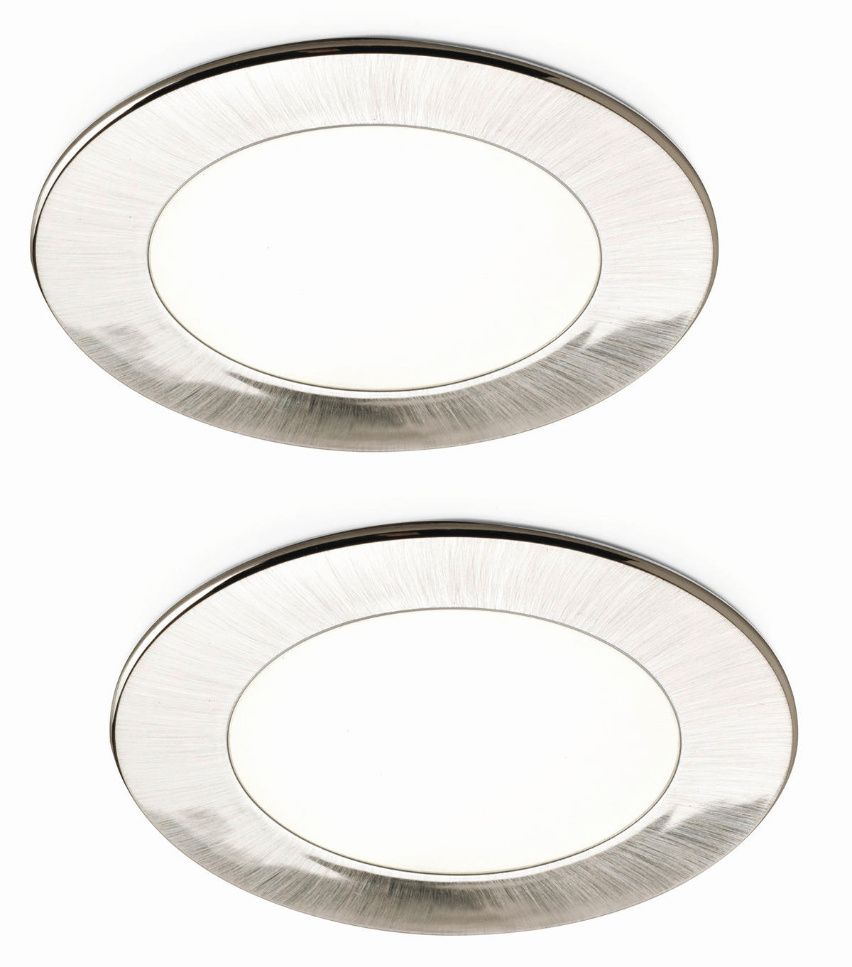 UNTERBAULEUCHTEN-SET - Edelstahlfarben, Basics, Kunststoff (68/68/8cm) - HKT