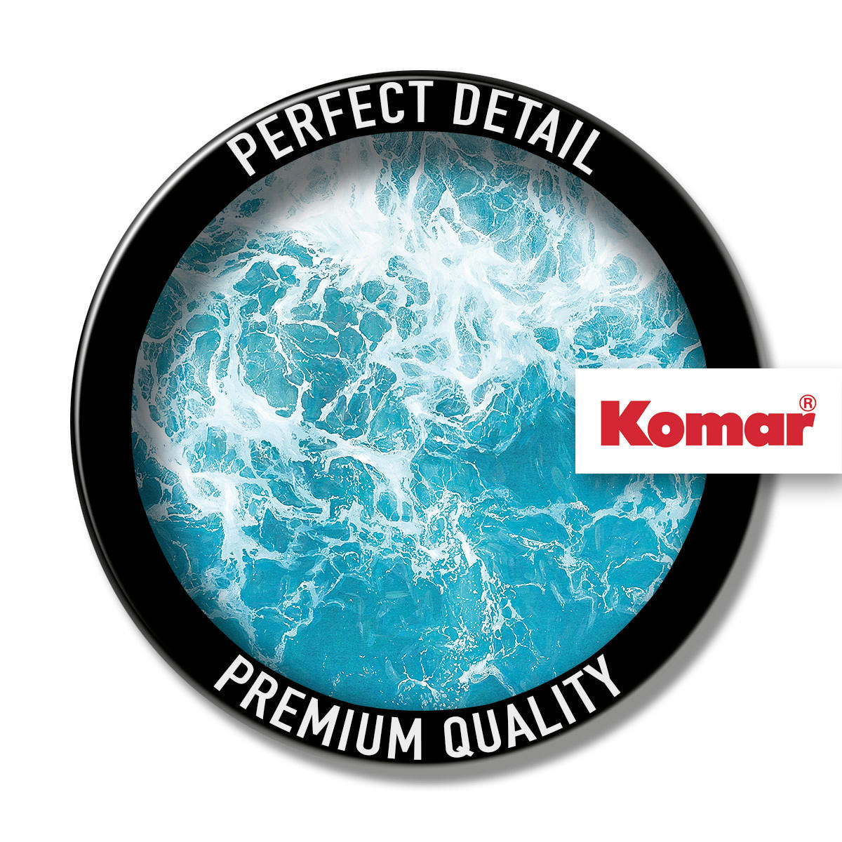 NON WOVEN-TAPET 250/250 cm  - vit/blå, Basics (250/250cm) - Komar