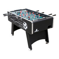 Tischfußball Arena TS - Schwarz, KONVENTIONELL, Holz (75/88/141cm) - Ambia Garden