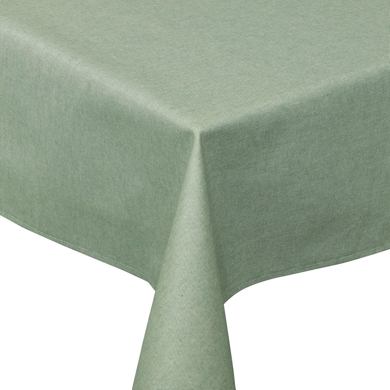 TISCHDECKE Textil beschichtet Grün 140/340 cm  - Grün, Basics, Textil (140/340cm)
