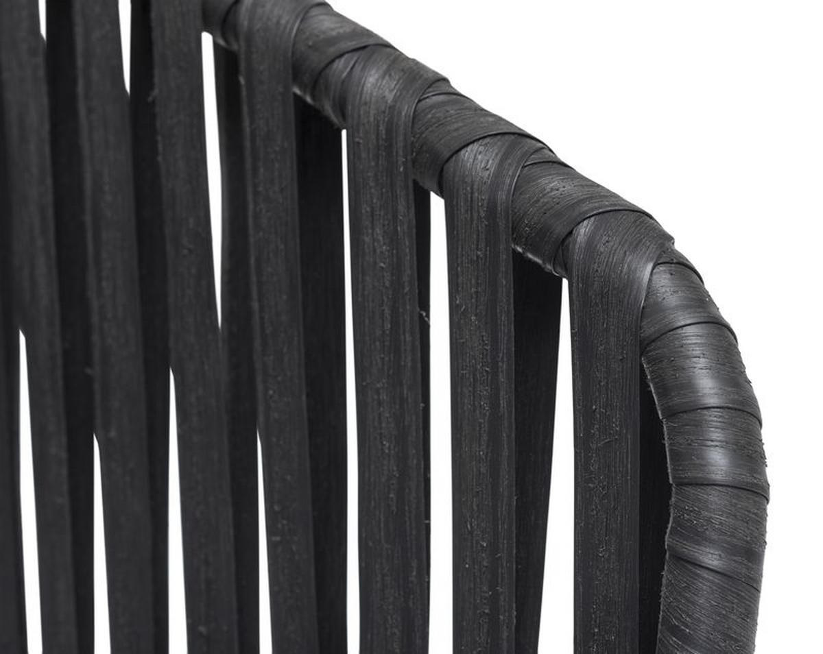 TRÄDGÅRDSSTOL i trä, metall, textil grå, svart  - svart/grå, Basics, metall/trä (58/80/64cm) - Hillerstorp