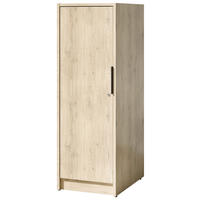 MEHRZWECKSCHRANK 50/150/68 cm  in Eichefarben  - Eichefarben/Schwarz, Basics, Holzwerkstoff/Kunststoff (50/150/68cm) - MID.YOU
