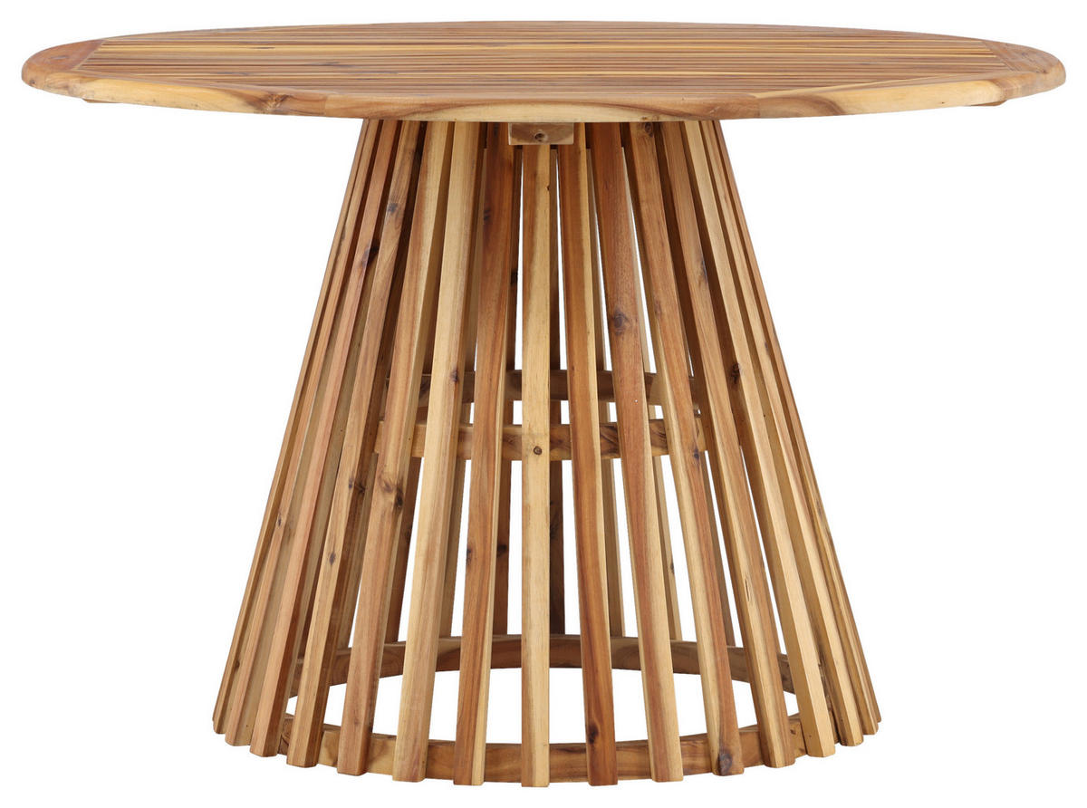 GARTENTISCH 120/120/75 cm  - Akaziefarben, KONVENTIONELL, Holz (120/120/75cm) - Gardenson