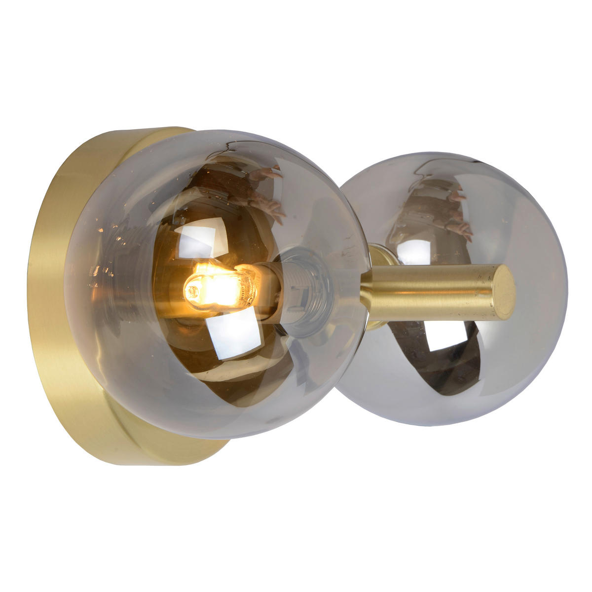 WANDLEUCHTE - Messingfarben, Design, Glas (12/15/24.5cm) - Lucide