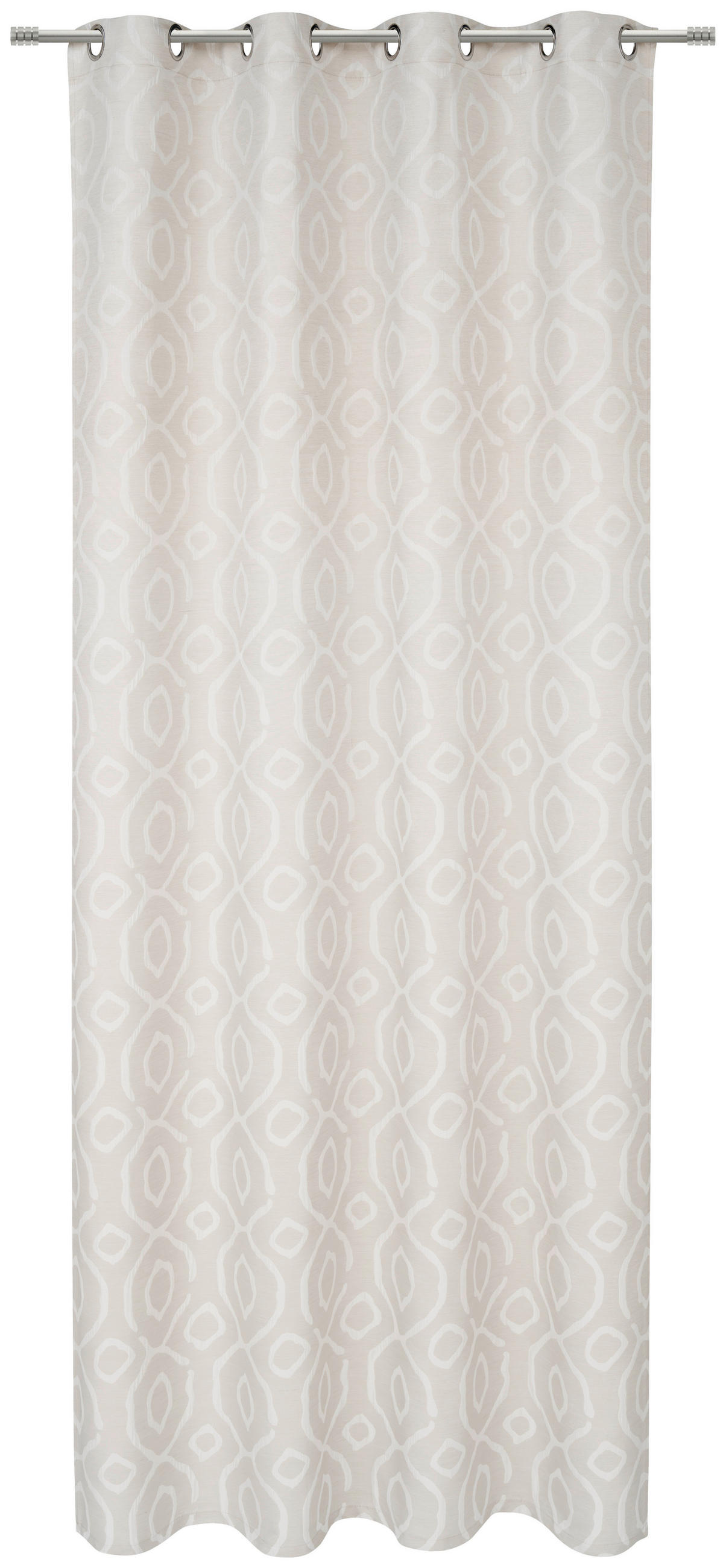 ZAVESA SA KARIKAMA bež  140/245 cm  - bež, Konvencionalno, tekstil (140/245cm) - Esposa