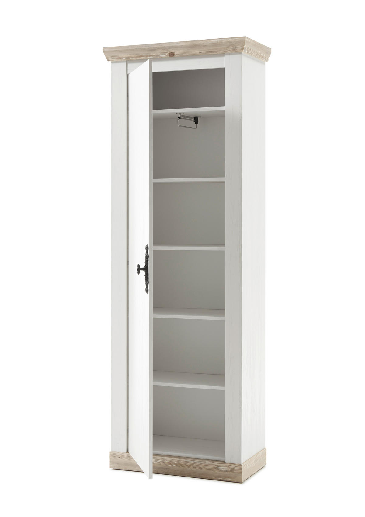GARDEROBE 3-teilig  in 190/201/45 cm  - Hellbraun/Pinienfarben, Design, Holzwerkstoff (190/201/45cm) - MID.YOU