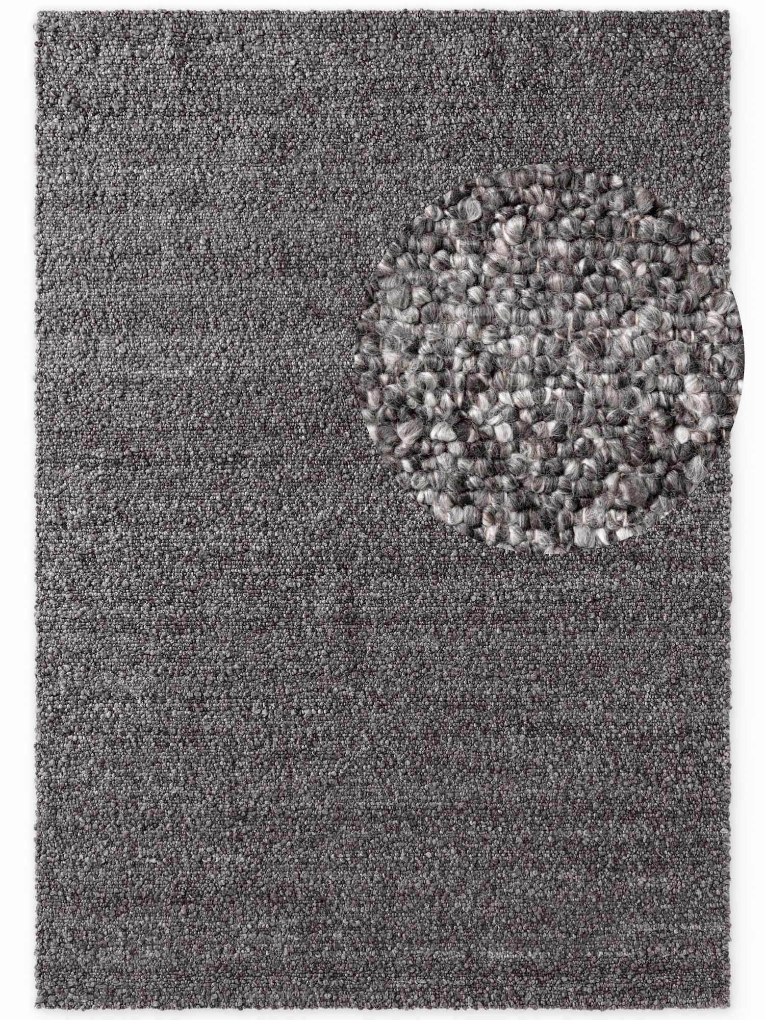 WEBTEPPICH  Wohnzimmer 200/290 cm Notting Hill Dunkelgrau rechteckig  - Dunkelgrau, Basics, Textil (200/290cm) - Ted Baker