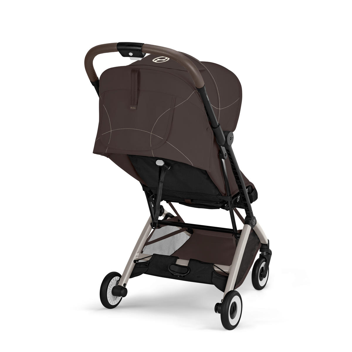 BUGGY ORFEO TPE  - Taupe/Dunkelbraun, Basics, Kunststoff/Textil (77/52cm) - cybex GOLD