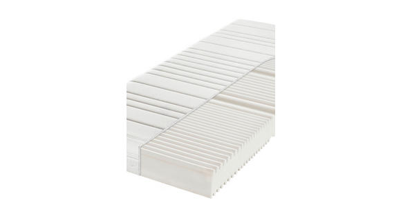 KALTSCHAUMMATRATZE 80/200 cm Höhe ca. 18 cm  - Weiß, Basics, Textil (80/200cm) - Sleeptex