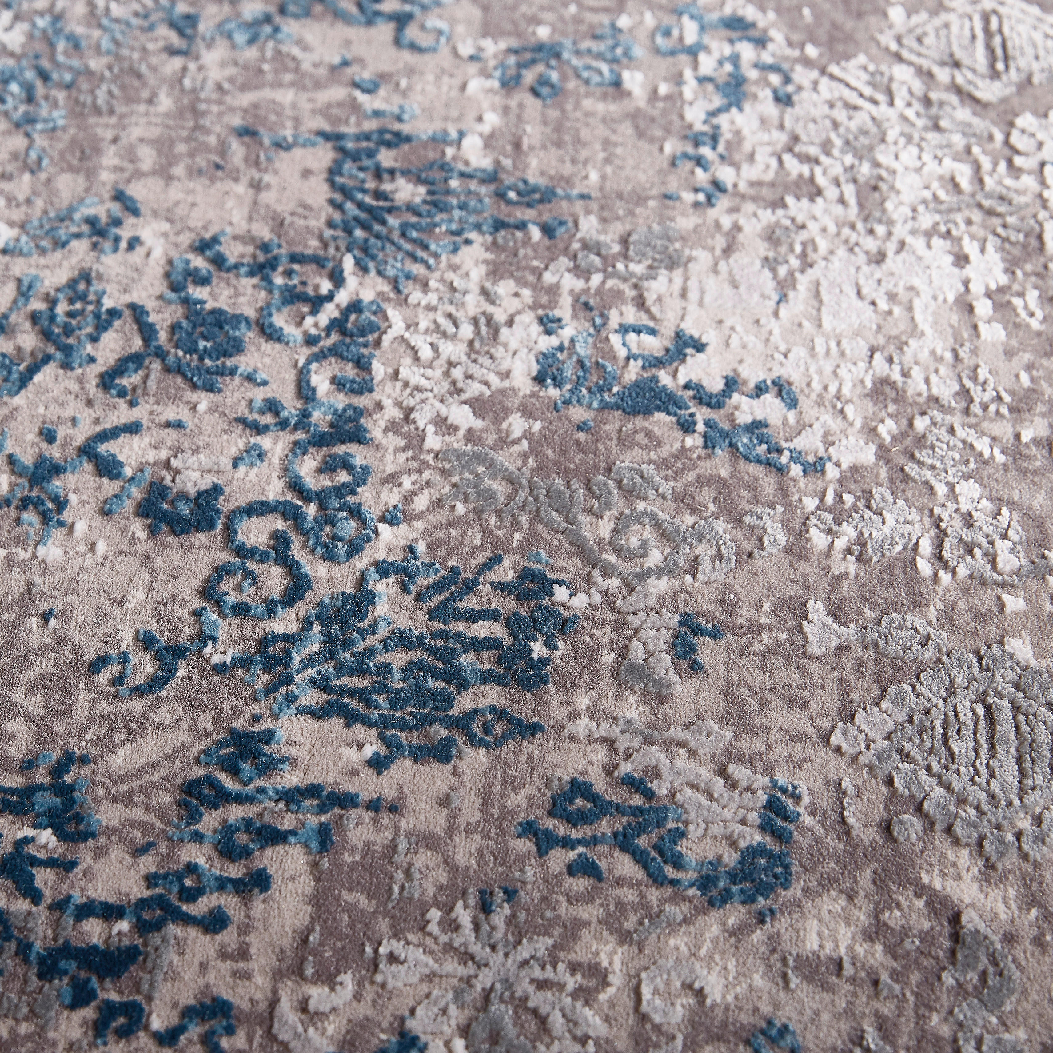 VINTAGE-TEPPICH  140/200 cm  Blau   - Blau, Design, Textil (140/200cm) - Dieter Knoll