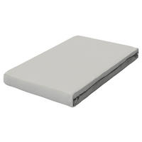 TOPPER-SPANNLEINTUCH 140-160/200-220 cm Jersey  - Hellgrau, Basics, Textil (140-160/200-220cm) - Schlafgut