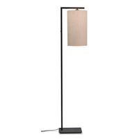 STEHLEUCHTE 35/160 cm    - Beige/Schwarz, Basics, Textil/Metall (35/160cm) - It's about Romi