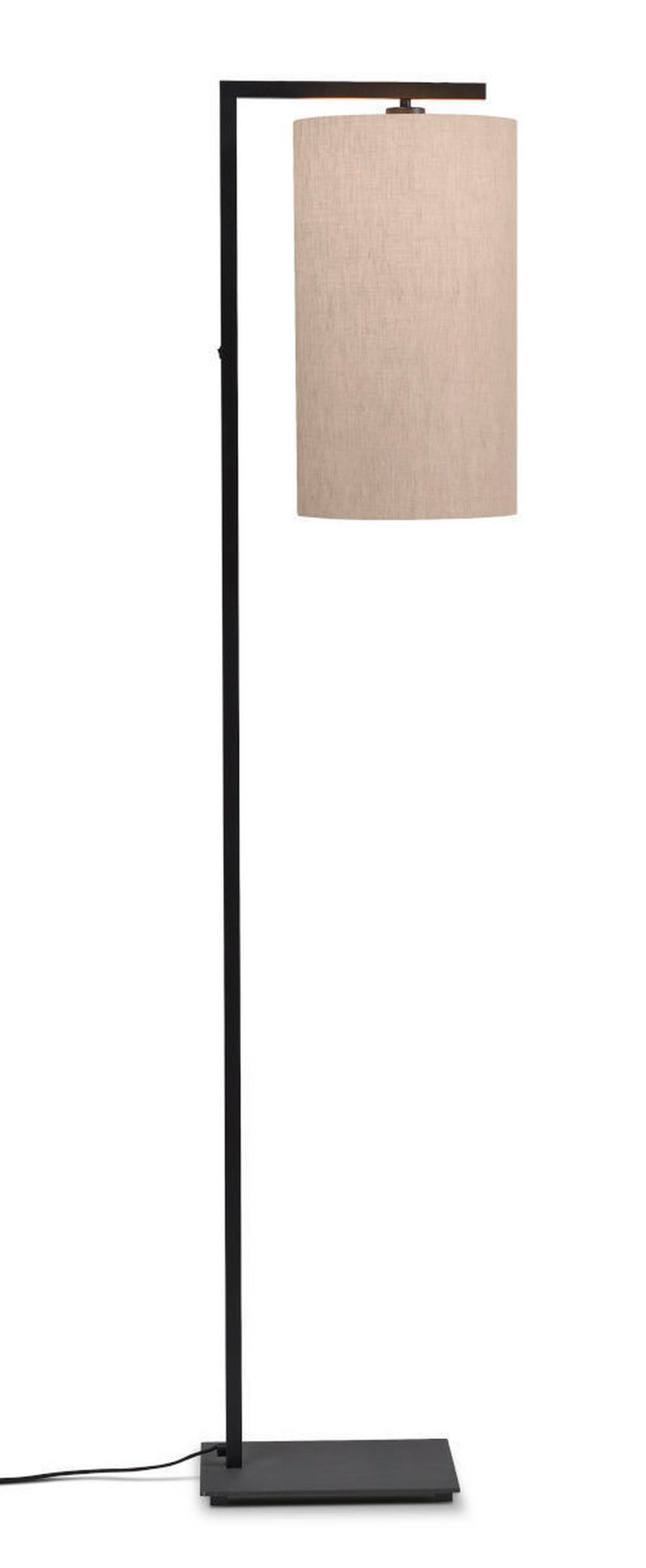 STEHLEUCHTE 35/160 cm    - Beige/Schwarz, Basics, Textil/Metall (35/160cm) - It's about Romi