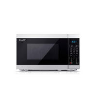 MIKROWELLE YC-MG02E-S  - Silberfarben/Schwarz, Basics, Kunststoff/Metall (44/25,8/32,4cm) - Sharp