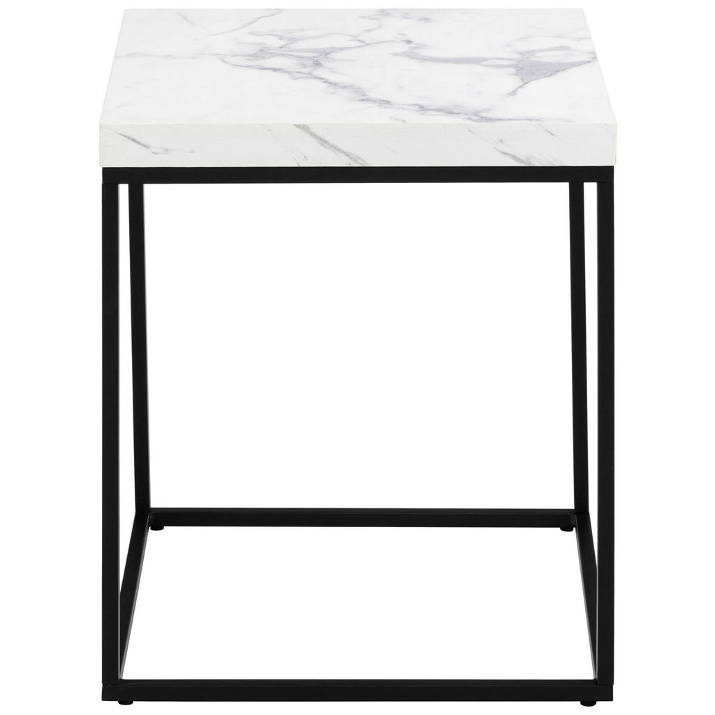 Thumbnail - Livetastic Beistelltisch, Weiß, Holzwerkstoff, quadratisch, eckig, 40x45x40 cm, Wohnzimmer, Wohnzimmertische, Beistellti...